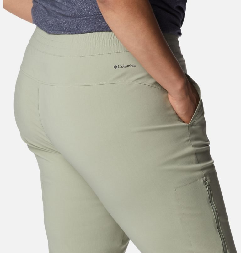 Pantaloni Columbia On The Go Dama Masline Verzi | Plus Size KQ781ZA9Q